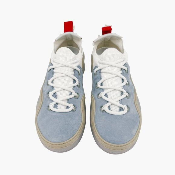 Christian Louboutin Arpoador Light Blue Suede Sock Sneakers Size 39 US 9 Women's - Picture 3 of 15